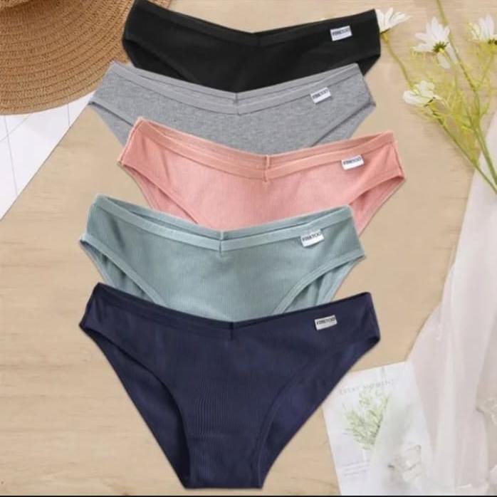 3-Pack Comfy Cotton Ribbed Panties (Size 6-10)