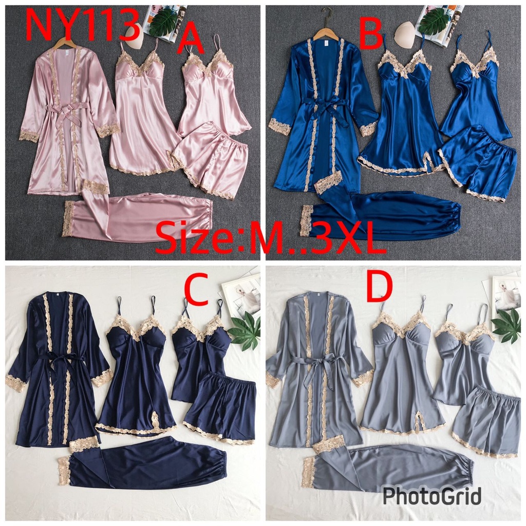 5 piece pajama sets