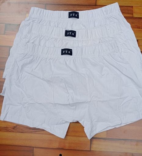 White FTA Packed Boxers (3-pack)