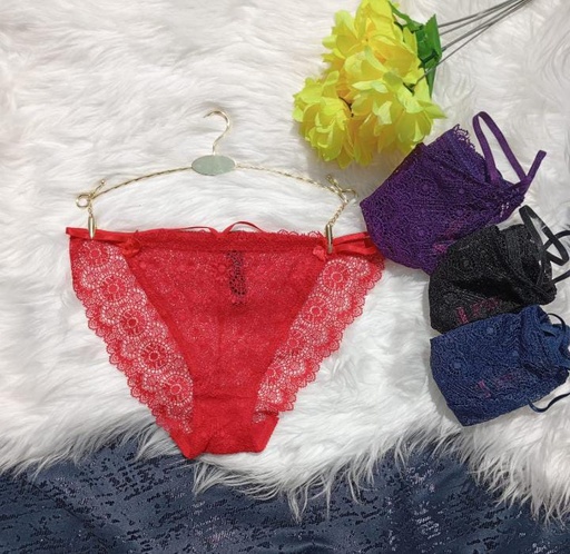 3-Pack Sexy Lace Panties ( Size 6-10)