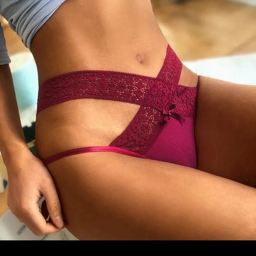 3-Pack Sexy Double-strapped Silk Thongs (Size 6-12)